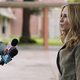Audrey Bayer (Holly Hunter), about to steer off-course